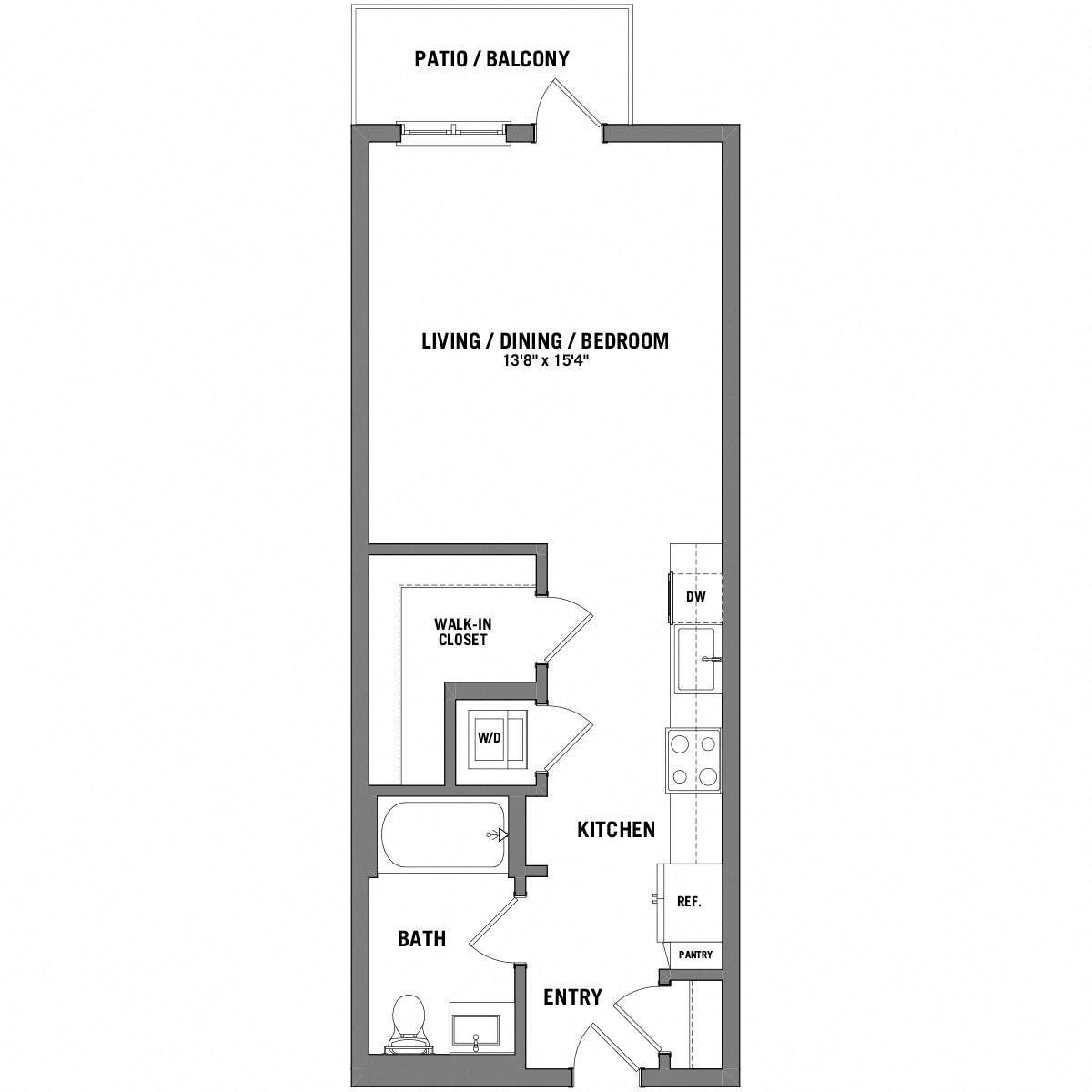 Floor plan layout diagram for S1